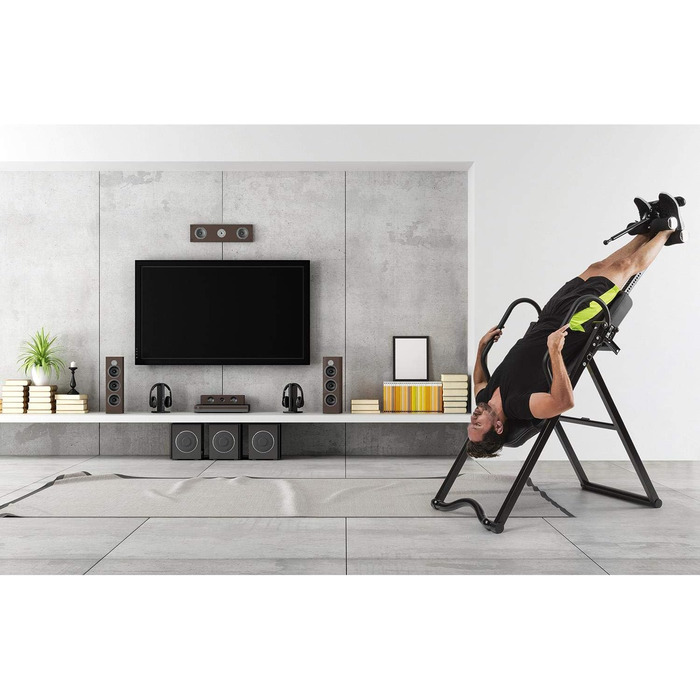 Інверсійний стіл Klarfit Ease Delux для спини, тренажер гравітації, до 136 кг, чорний або бежевий
