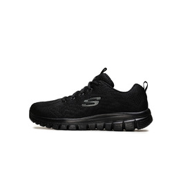 Жіночі кросівки Skechers Graceful Get Connected 1, чорні, сітчасті, розмір 39 EU