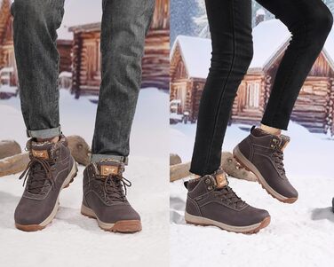 Зимові черевики Arrigo Bello: утеплені, непромокаючі, антиковзні, для жінок та чоловіків, розмір 36-46, колір коричневий