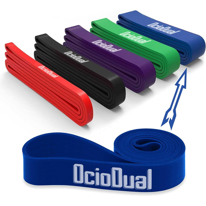 Фітнес-гума OcioDual Latex Band для тренувань (7-16 кг, червона)