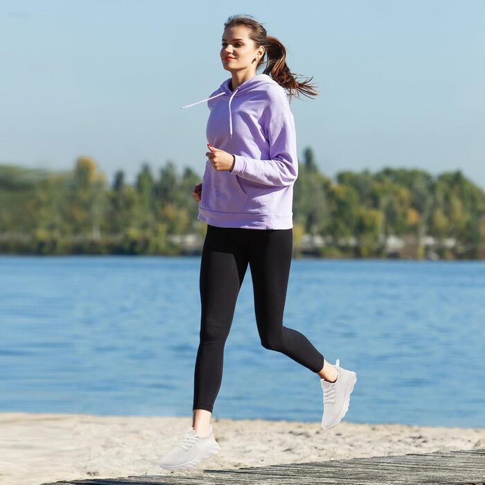 Жіночі кросівки ZGPWZWL: легкі літні спортивні взуття для бігу та повсякденного носіння, білі (37 EU)