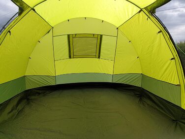 Намет кемпінговий OLPRO Abberley XL 4-місний тунельного типу, водонепроникний, з тентом та 4 внутрішніми палатками