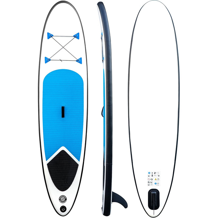 Надувна SUP-дошка 305x71x10 см, синя, для веслування стоячи