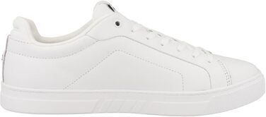 Чоловічі шкіряні кросівки Tommy Hilfiger Low Icon Court Leather Flag Essential, білі, розмір 44 EU