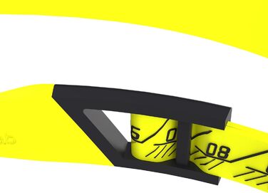 Окуляри для плавання Speedo Fastskin Pure Focus | Змагальні окуляри | Антизапітніння | Водонепроникні, Жовтий/Кобальт/Смарагдовий, Універсальний розмір