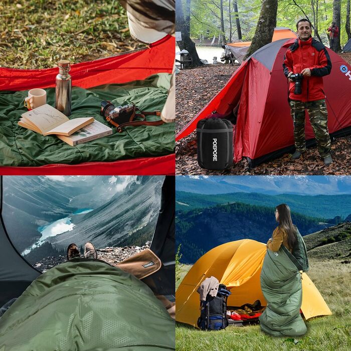 Спальний мішок XXL для дорослих, 3-4 сезони, фланель, кемпінг, зимовий, 230x90 см