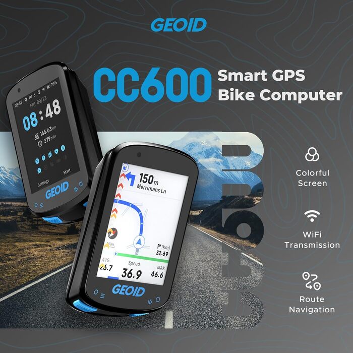 GPS велокомп'ютер Geoid CC600, 2.4