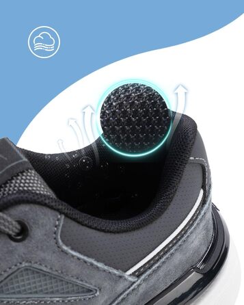 Чоловічі кросівки для активного відпочинку, бігу та ходьби, 41-45 EU (42 EU, сіро-помаранчевий)