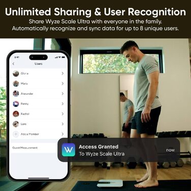 Розумні ваги Smart Scale Ultra з кольоровим дисплеєм 10.9 см, Bluetooth, Wi-Fi, BMI, вимірювання м'язової маси, пульсометр, режим для дітей/тварин/багажу