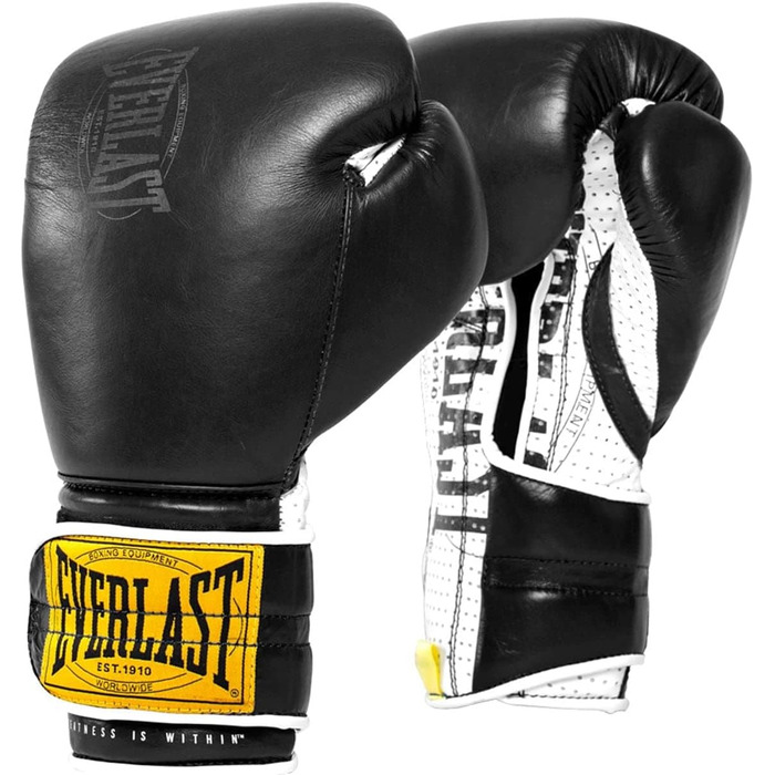 Боксерські рукавички Everlast 1910 Sparring 14oz чорні, унісекс, для тренувань