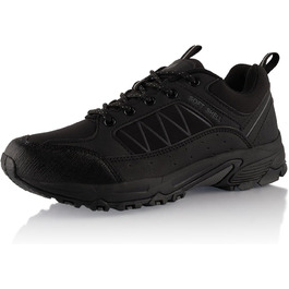 Трекінгові черевики Softshell для жінок та чоловіків. Черевики для хайкінгу та трейлраннінгу, 44 EU, чорний/сірий