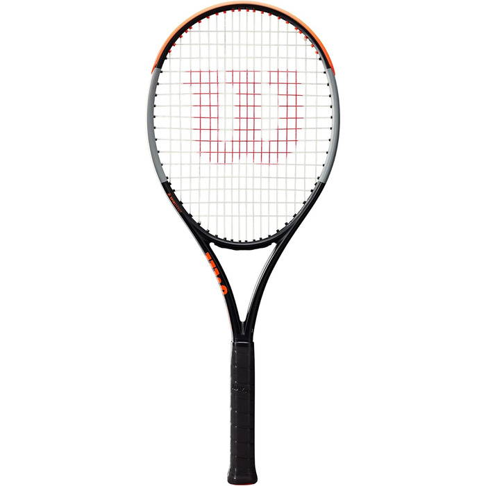 Тенісна ракетка Wilson 1 чорна/сіра/помаранчева