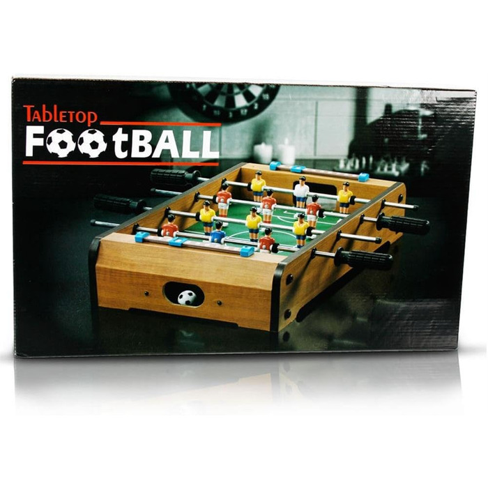 Настільний футбол Spetebo 50x31 см — міні-кікер, масивний футбольний стіл