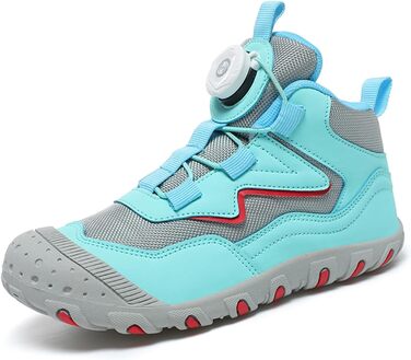 Дитячі трекінгові черевики Kinder: водонепроникні, зручні, дихаючі, антиковзаючі, розміри 27-37, блакитні