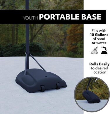 Баскетбольне кільце Lifetime Youth Rebound Mobile: професійний баскетбол для дітей