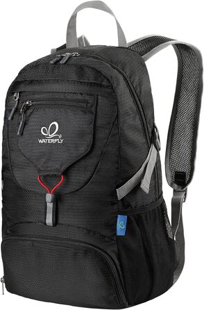 WATERFLY ультралегкий складаний рюкзак 20 л для подорожей, туризму, спорту, чоловічий і жіночий, компактний міський рюкзак