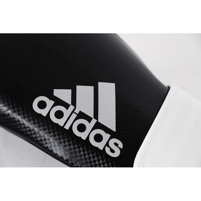 Боксерські рукавички adidas Hybrid 65, 10 унцій, чорні/білі, для чоловіків