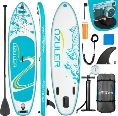 Надувна SUP-дошка OZULER 180 кг з камеротримачем і рюкзаком для початківців