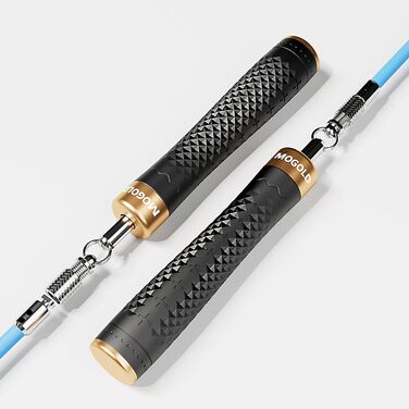 Набір скакалок з обтяженням, 3 PVC-кабелі, 299,7 см, нековзні ручки з швидким закриттям, сумка для перенесення, чорно-червоний/Подорож, однотонний (Getaway Solids)