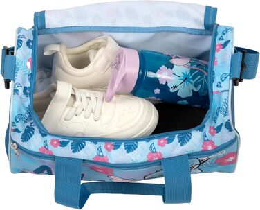 Спортивна сумка Scooli для дітей - 23 x 35 x 16 см, велике основне відділення, регульований плечовий ремінь, аксесуари для школи, сумка через плече (Турквіс)