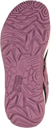 Дитячі кросівки Jack Wolfskin Vili Action Low K - сіро-фіолетові (38 EU)