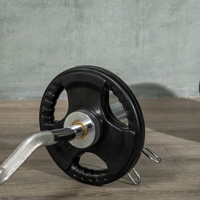 Олімпійські диски Tri-Grip 2 шт., гумові, 5 см, для штанги та силових тренувань