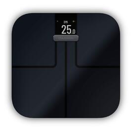 Ваги розумні Garmin Index S2 Чорні: вимірювання ваги, тренду, жиру, м'язів, BMI, Wi-Fi, синхронізація з Garmin Connect