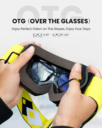 Гірськолижні окуляри OutdoorMaster Ultra з лінзами ZEISS, магнітні змінні лінзи (Срібляста 17% + Прозора), протизапотівання, OTG для сноуборду
