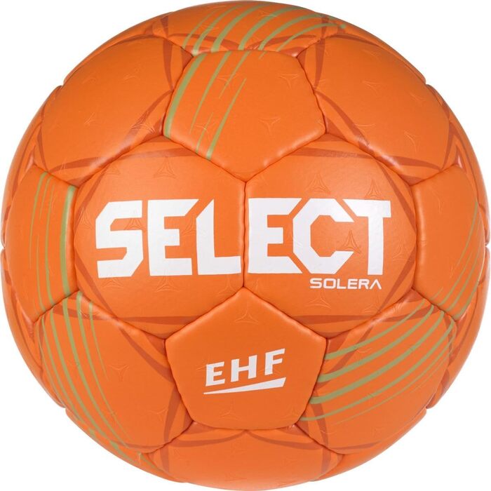 М'яч для гандболу Select Solera v24, розмір 2, помаранчево-зелений