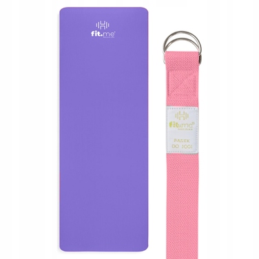 Килимок для фітнесу Fit.Me 182 см x 60 см, фіолетовий
