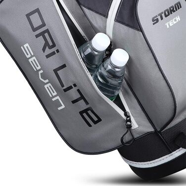 Сумка для гольфу Big Max Dri Lite Seven 2024 сіро-чорна - сумка для гольфу з водонепроникним покриттям