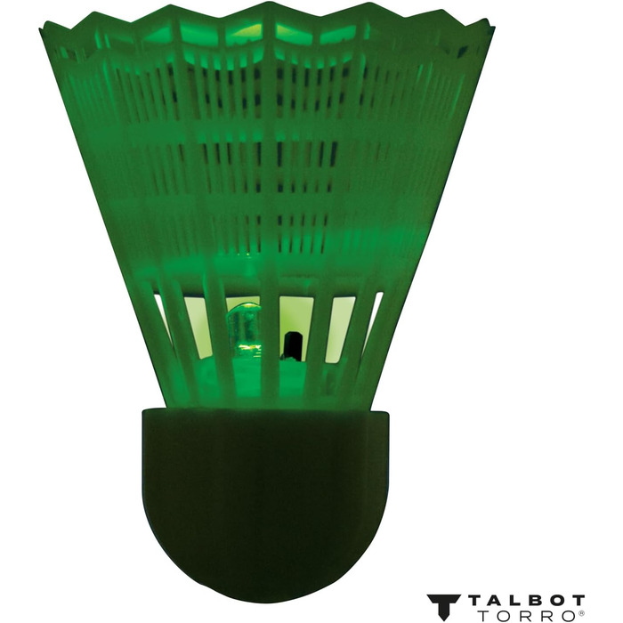 Шаттли для швидкого бадмінтону Talbot-Torro Speedbadminton – федеральні м'ячі для гри вдень та вночі (LED), 490181