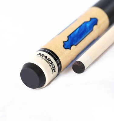 Більярдний кий Pearson Cues League Series 2-х частинний, синій, 20 oz з обмоткою Cool PZ