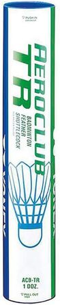Yonex Aeroclub Tr – білі шаттли для бадмінтона (12 шт.)