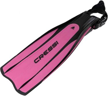 Ласти для дайвінгу Cressi Pro Light Open Heel S/M (40/41), чорні/рожеві