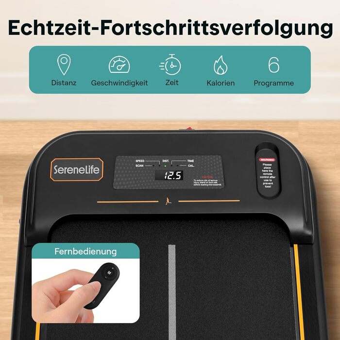 Ходунка SereneLife SL14 для дому: компактна, складна, з LED-дисплеєм та керуванням через додаток, тихий двигун, до 10 км/год