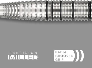 Дарти Target Darts EXO Edition 90% Tungsten (Вольфрам) 24g – Професійний набір сталевих дротиків з наконечниками Stahlspitze, Swiss Point, Pro Grip та польотами No.6