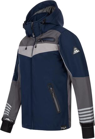 Чоловіча куртка Softshell Rock Creek Outdoor H-288, темно-синя, розмір S