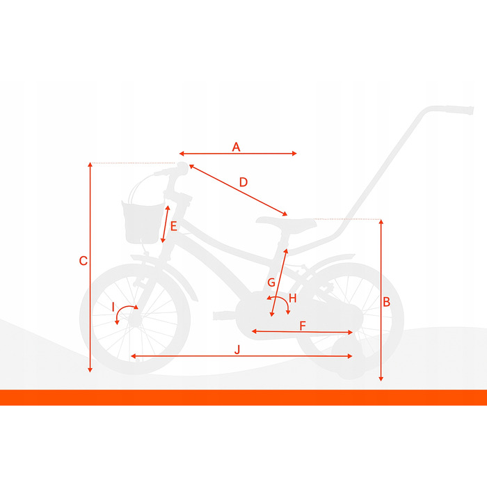 Дитячий велосипед Tabou 16 дюймів, сталевий, багатоколірний, з аксесуарами