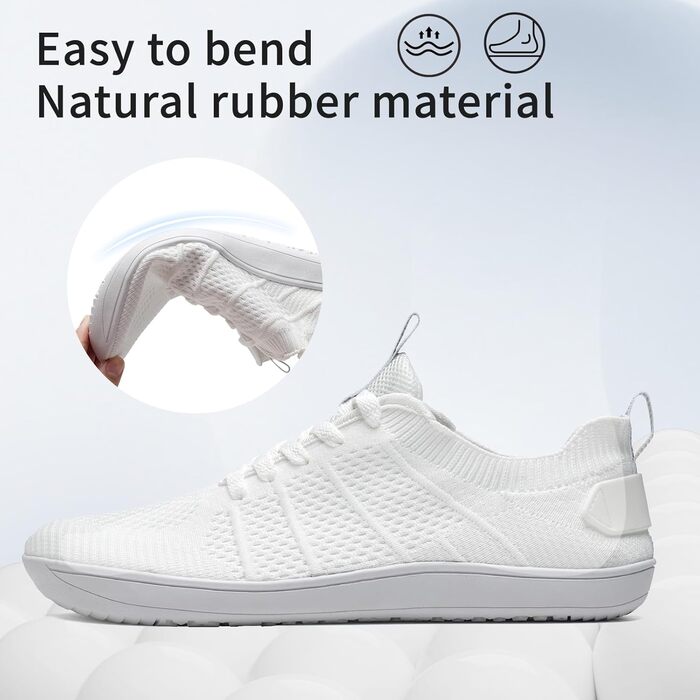 Шкарпетки-туфлі IceUnicorn для жінок та чоловіків, широкі, легкі, дихаючі, мінімалістичні, для активного відпочинку (43 EU, 555wei)