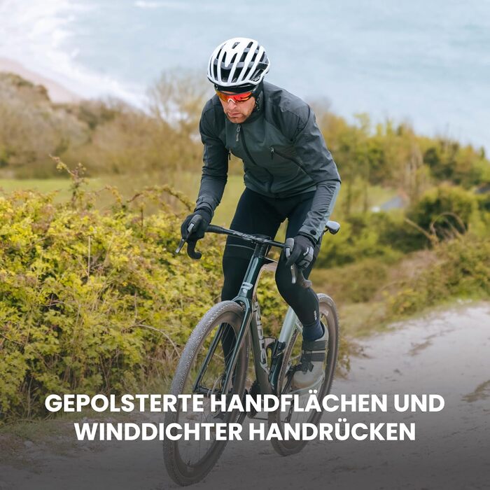 GripGrab Ride Winter - велосипедні рукавички для їзди взимку, чорні, теплі, флісові