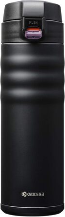 Термос Kyocera MB-17F FLIP TOP чорний, 500 мл, нержавіюча сталь