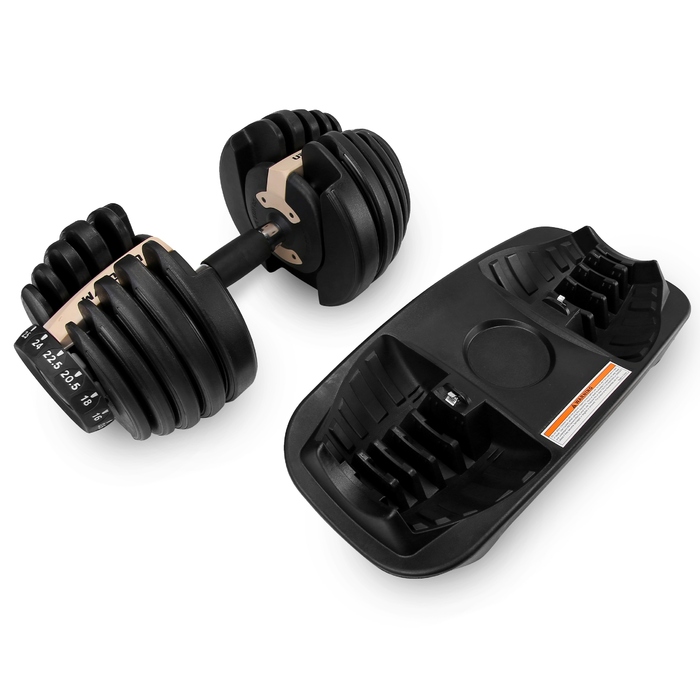 Регульовані гумовані гантелі Urbogym 1 x 24 кг