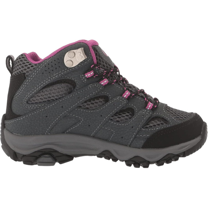Черевики для ходьби Merrell Moab 3 Mid Wtrpf для хлопчиків, розмір 13 Big Kid, колір Granit Beere