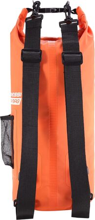 Водонепроникний мішок Cressi Dry Bag для дайвінгу, плавання, риболовлі, водних видів спорту та кемпінгу, оранжевий, 10 л