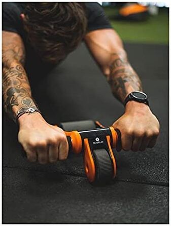 Ролик для пресу Sveltus AB Roller, унісекс, для дорослих, помаранчевий/чорний