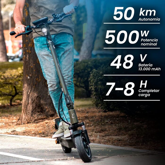 Електросамокат smartGyro K2 Titan C 48V 13 000 мАг, безкамерні колеса, підвіска, потрійне гальмо, поворотники, керування через додаток, друга генерація