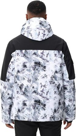 Чоловіча лижна куртка та штани, чорні. Висока щільність вітрозахисту та водонепроникність.