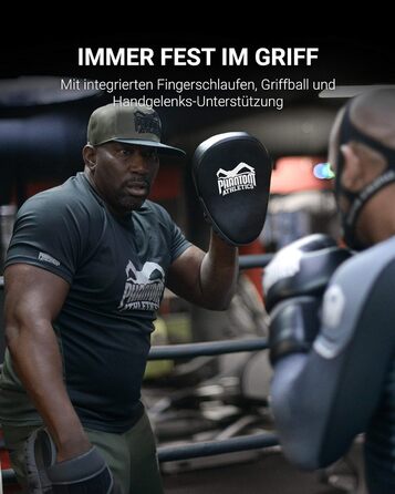 Набір боксерських подушок Phantom Athletics Pratzen - 2 шт. чорний/сірий