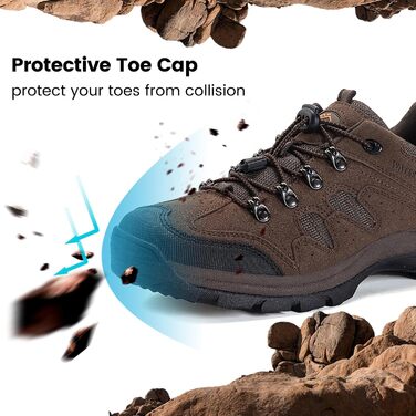 Черевики для хайкінгу CC-Los, водонепроникні, чоловічі, зручні, легкі, дихаючі, розмір 40-48, коричневі